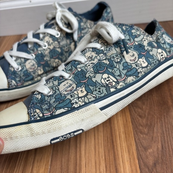 Bobs Sneakers Dog Novelty Print Lace Up Utopia Sneakers Memory Foam - Picture 5 of 12